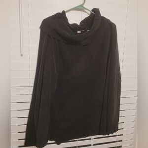 White Stag Black Cowl Neck Sweater